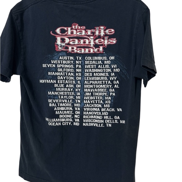 Vintage 2008 Charlie Daniels Band Graphic T-Shirt- Flawless - Picture 2 of 7